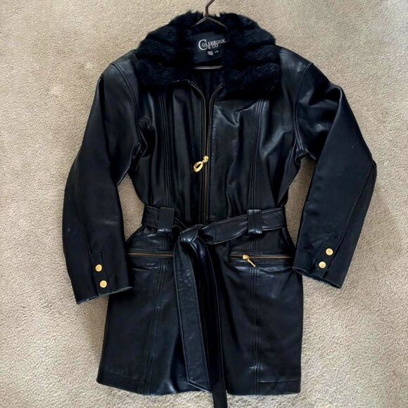 Leather jacket, Colebrook & Co., vintage - Picture 1 of 1